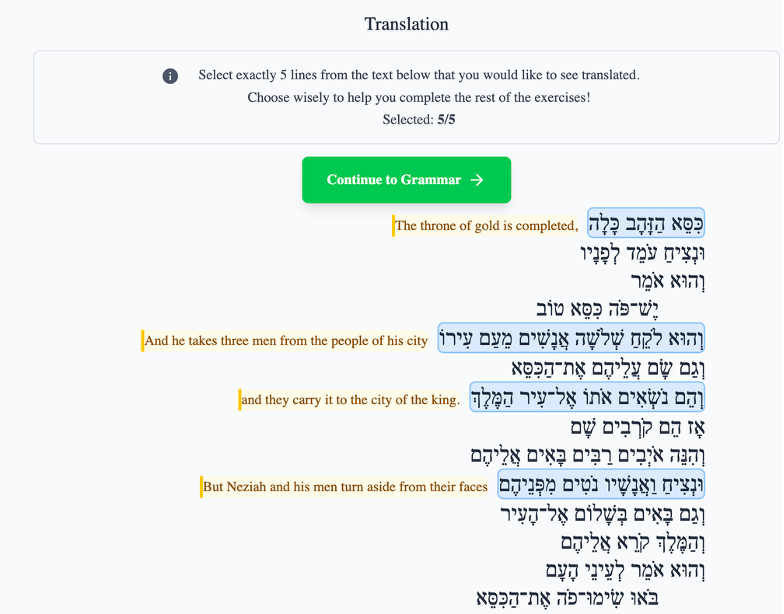 Selective translation